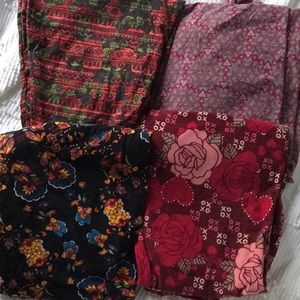 4 Pair of LuLaroe Tall & Curvy Leggings